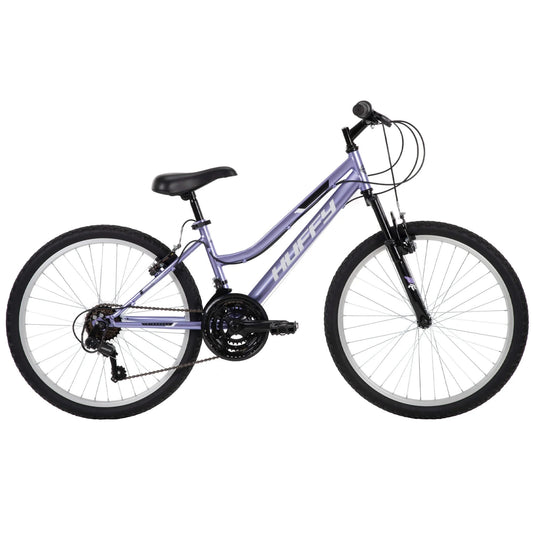 Huffy Rock Creek Mountain Bike, 24" Wheels, Adults Ages 13+, Purple Lilac