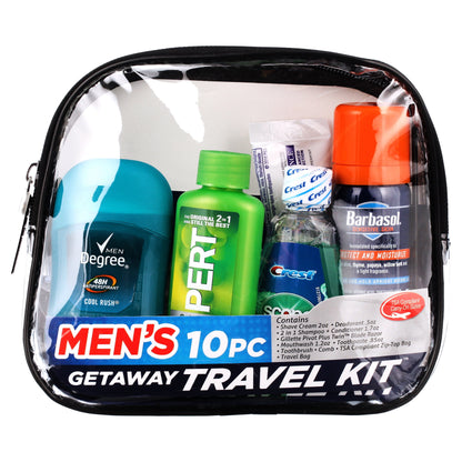 Men's Get Away 10 pc Travel Kit