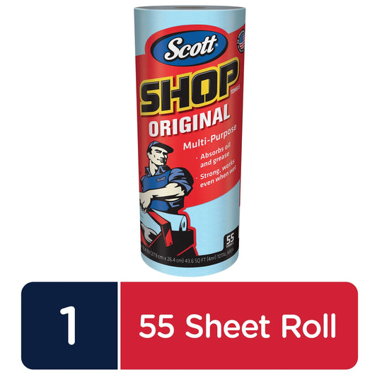 Kimberly-Clark Scott Shop Towels, Single Roll