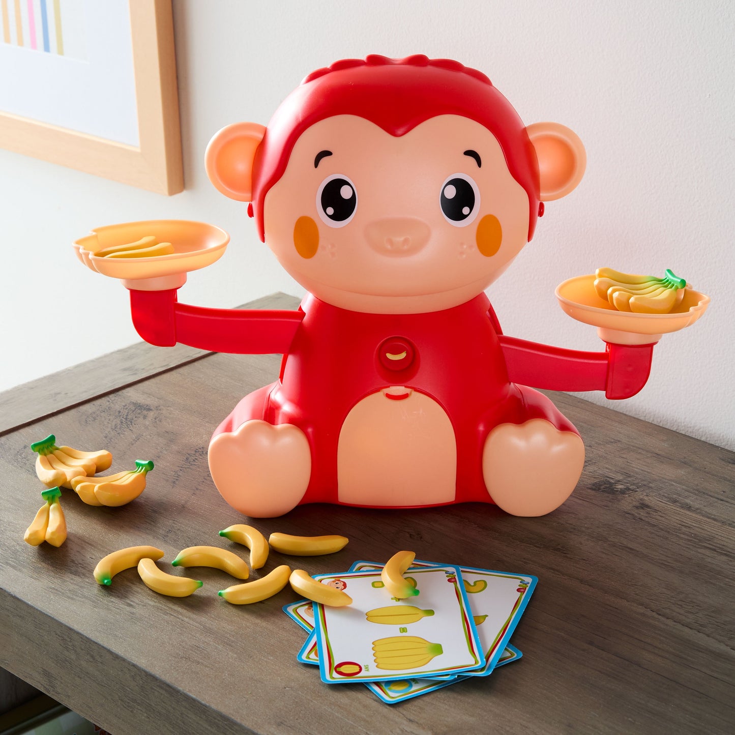 Spark Create Imagine Math, Counting & Balance Plastic Monkey Play Set for Preschool, Ages 3 and Up