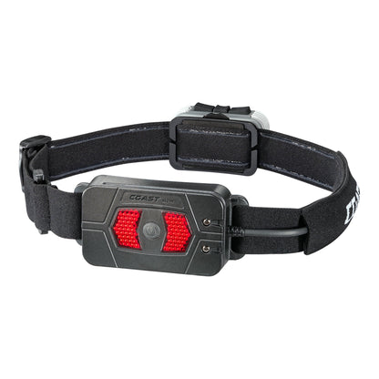 COAST RL27R Rechargeable Plus Rear Loading 1000 Lumens Tri-Color LED Headlamp, 4.9 oz.