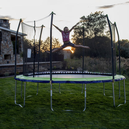 Skywalker Trampolines 12-Foot Trampoline, with Lighted Spring Pad