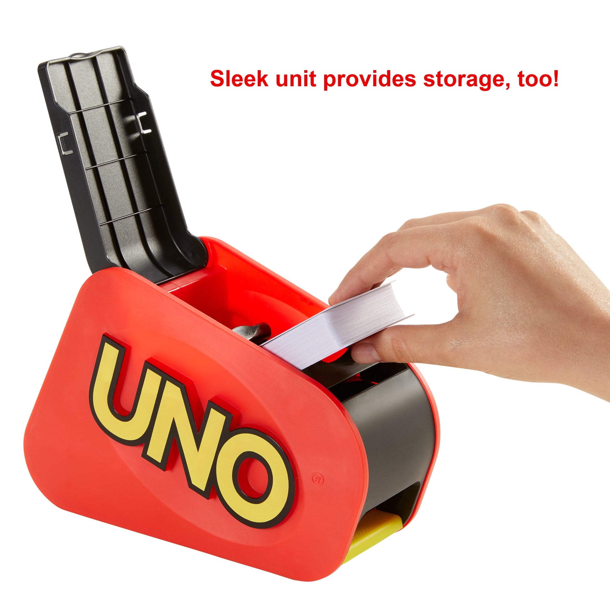 UNO Attack Card Game for Family Night with Card Launcher Featuring Lights & Sounds