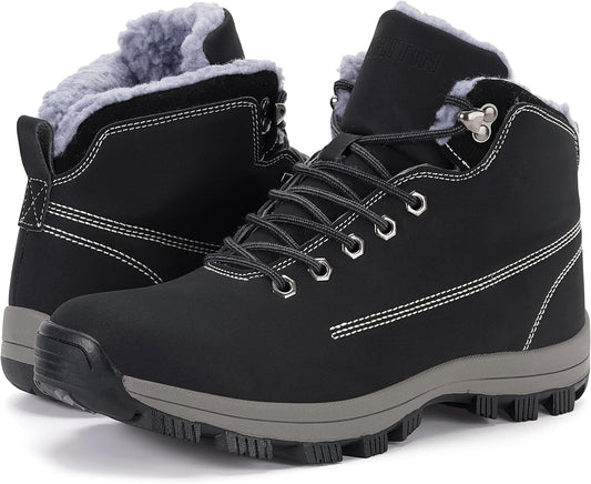 WHITIN Men's Waterproof Cold-Weather Snow Boots