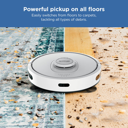 Shark IQ Robot Vacuum with Bagless 60 Day Capacity Base, Multi-Surface Cleaning, Home Mapping, RV2302AE