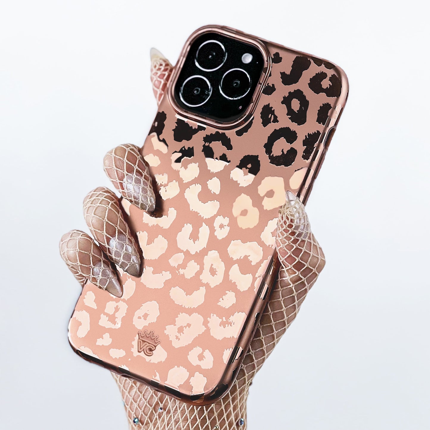 Velvet Caviar iPhone 15 Pro Max Case MagSafe Compatible - Cute Protective Phone Cases for Women - Bronze Chrome Leopard