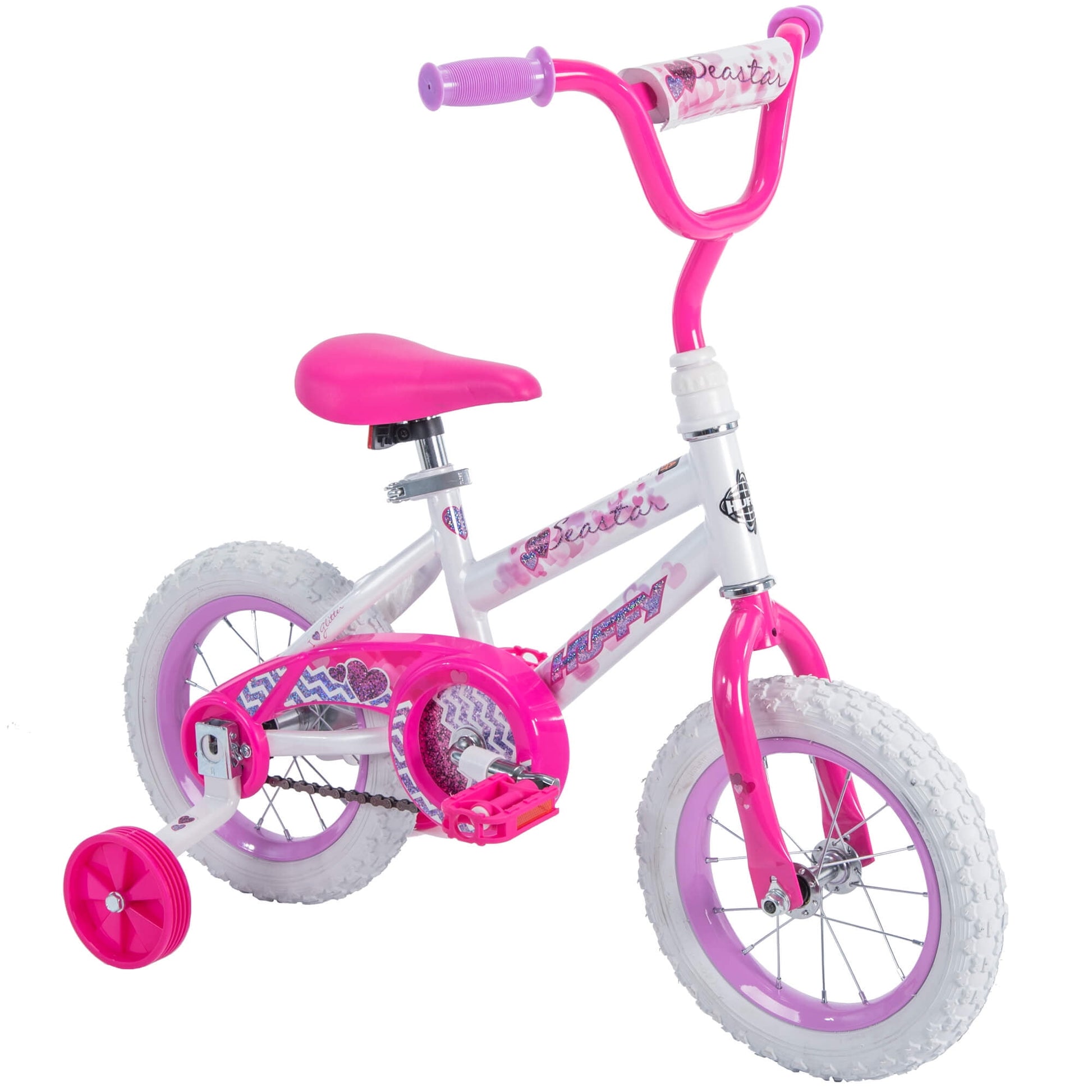 Huffy Sea Star Kids Bike, 12" Wheels, Kids Ages 3+ Years, Child, White