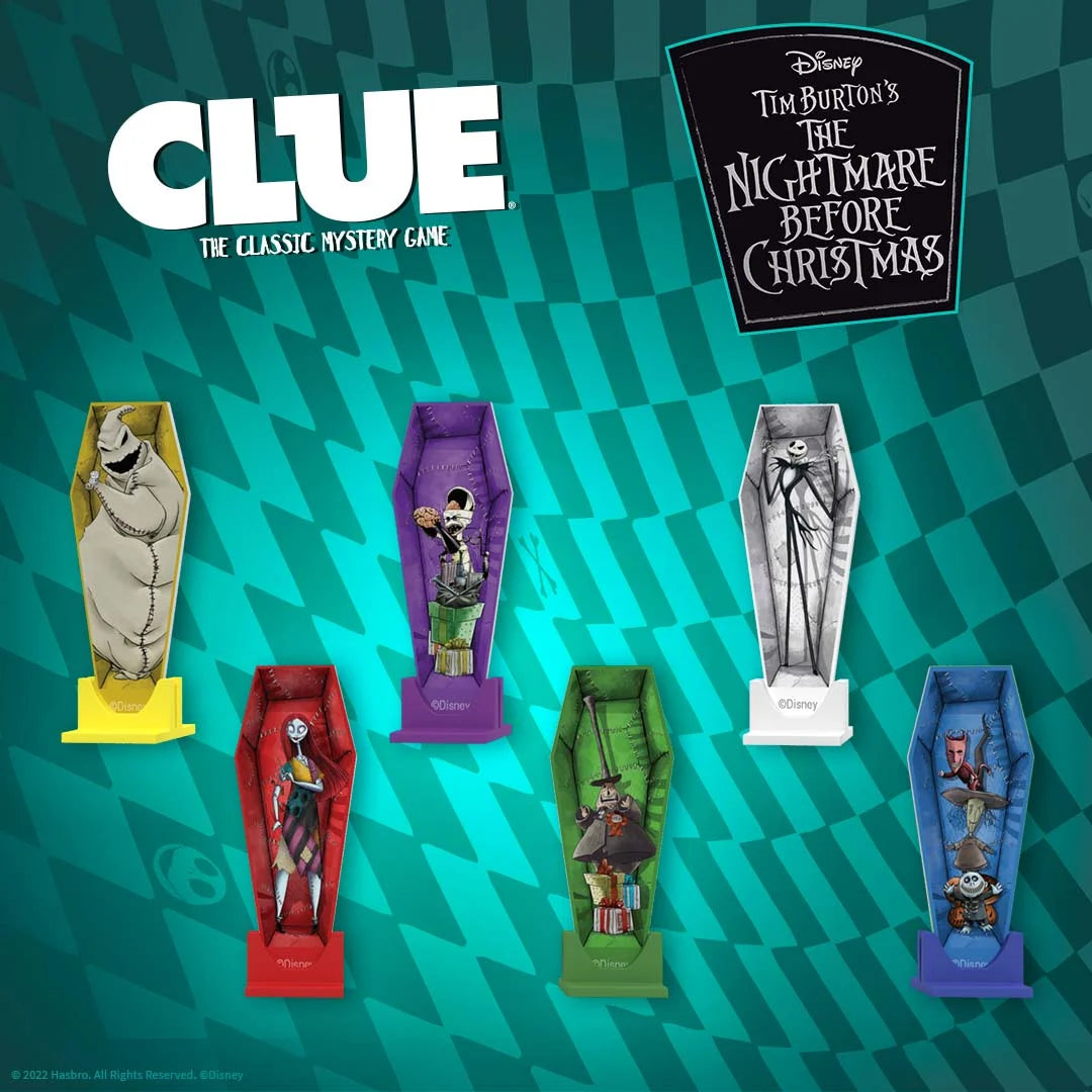 Clue® Disney Tim Burton’s The Nightmare before Christmas Board Game, by USAopoly