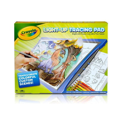 Crayola Light-Up Tracing Pad, Blue, Colored Pencils, Holiday Gift for Kids & Artists, Arts & Craft Supplies, Kids Toys