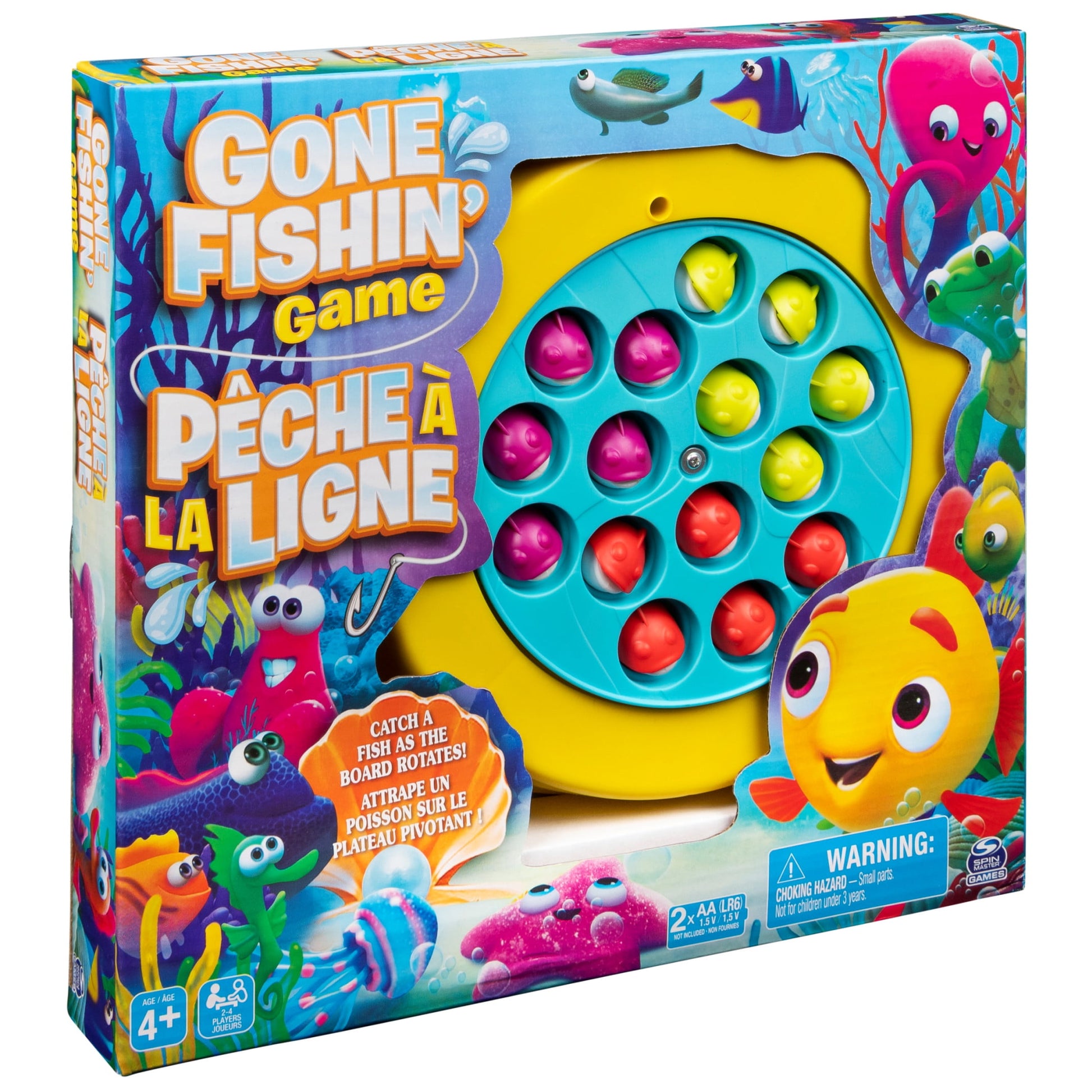 Spin Master Games, Gone Fishin’ Board Game for Kids Ages 4 and up