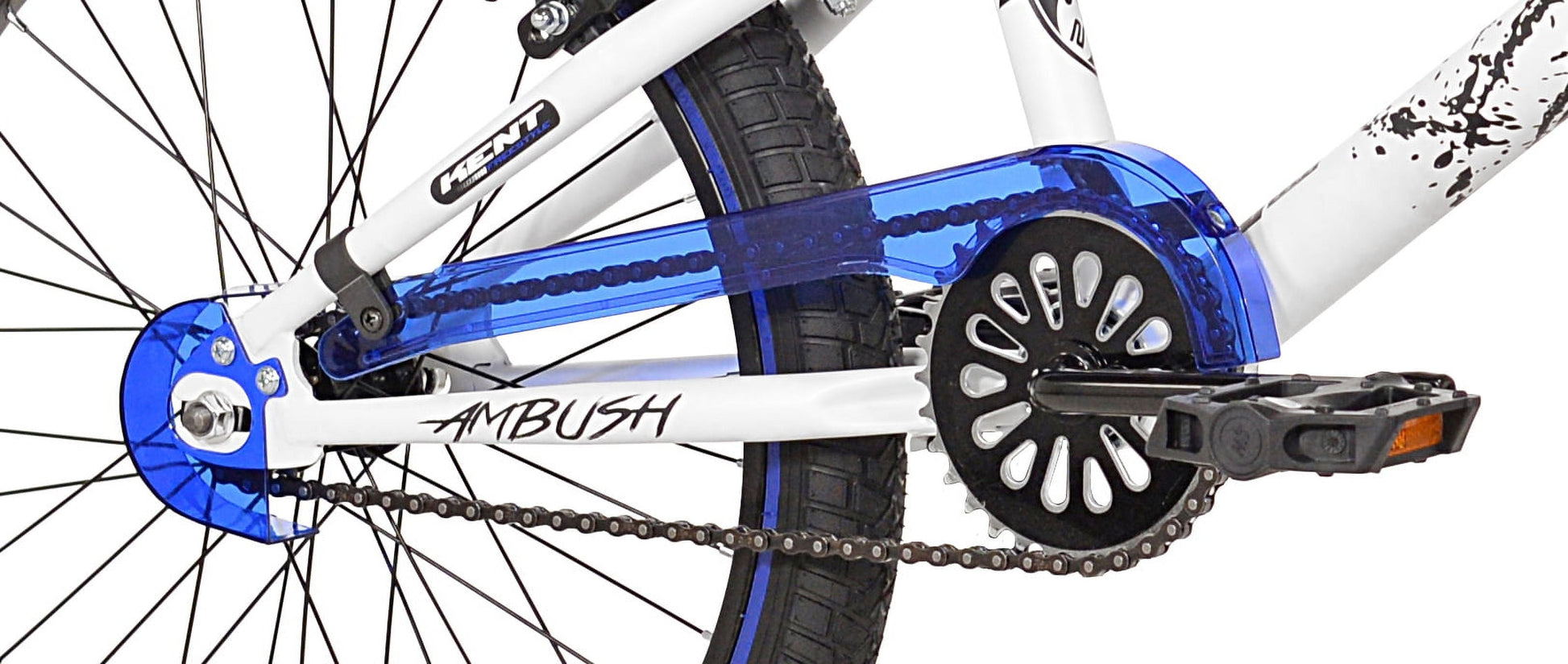 Kent Ambush BMX Bike, 20" Wheels, Youth Ages 7-14 Years, Blue