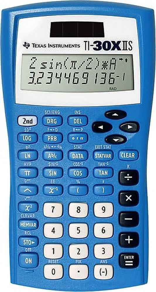 Texas Instruments TI-30X IIS Blue Scientific Calculator