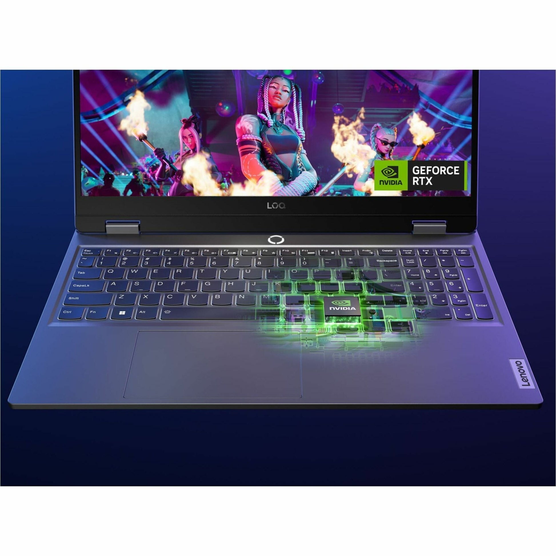 Lenovo LOQ 15 15.6" 1920 x 1080 FHD 144Hz Gaming Laptop AMD Ryzen 7-8845HS 16GB DDR5 1TB SSD NVIDIA GeForce RTX 4060 8GB Luna Grey