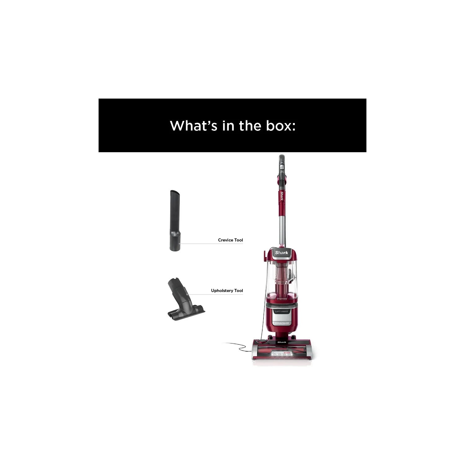 Shark Lift-Away Upright Vacuum Cleaner With PowerFins HairPro & Odor Neutralizer Technology, HEPA filter