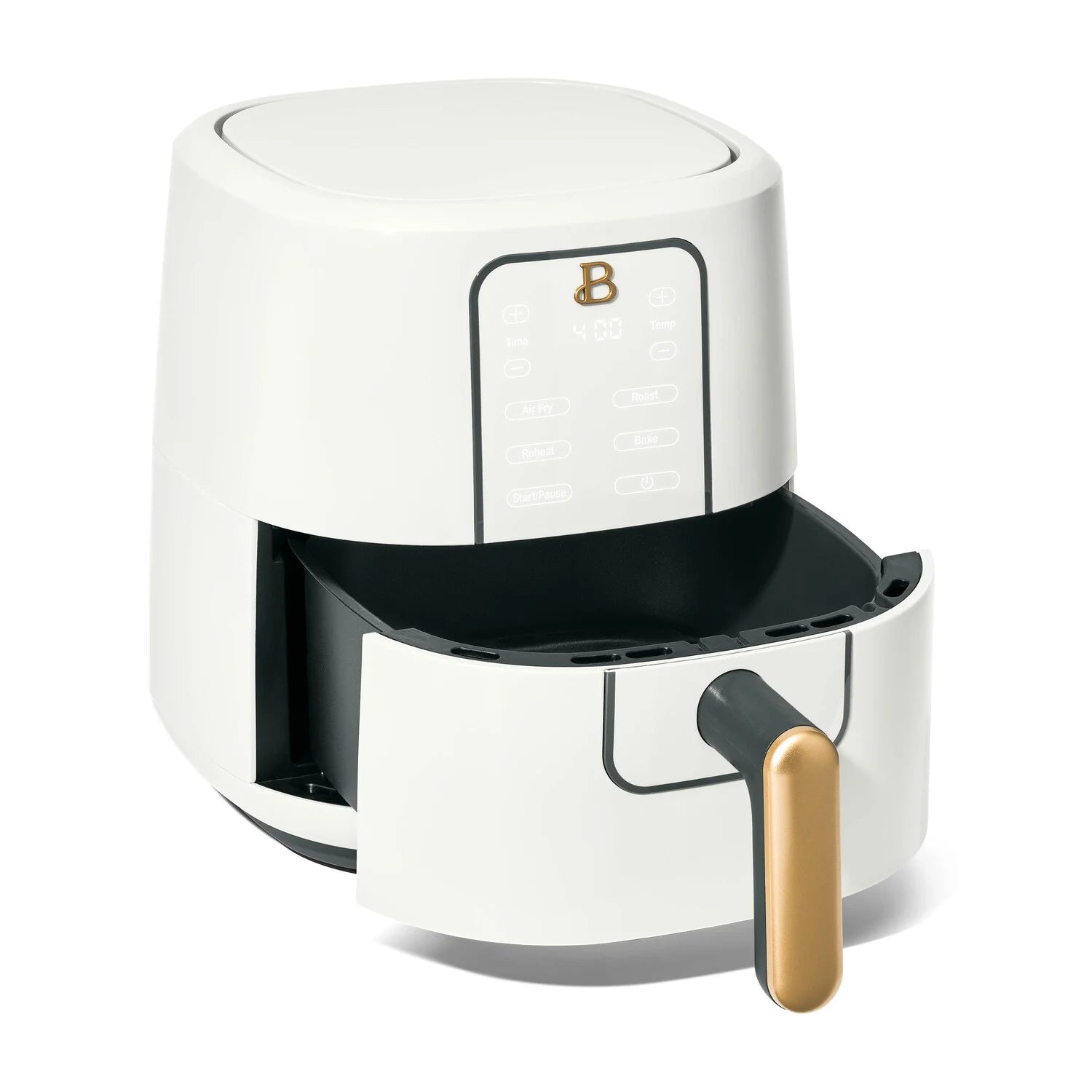 Beautiful 3 Qt Air Fryer with TurboCrisp Technology, White Icing by Drew Barrymore