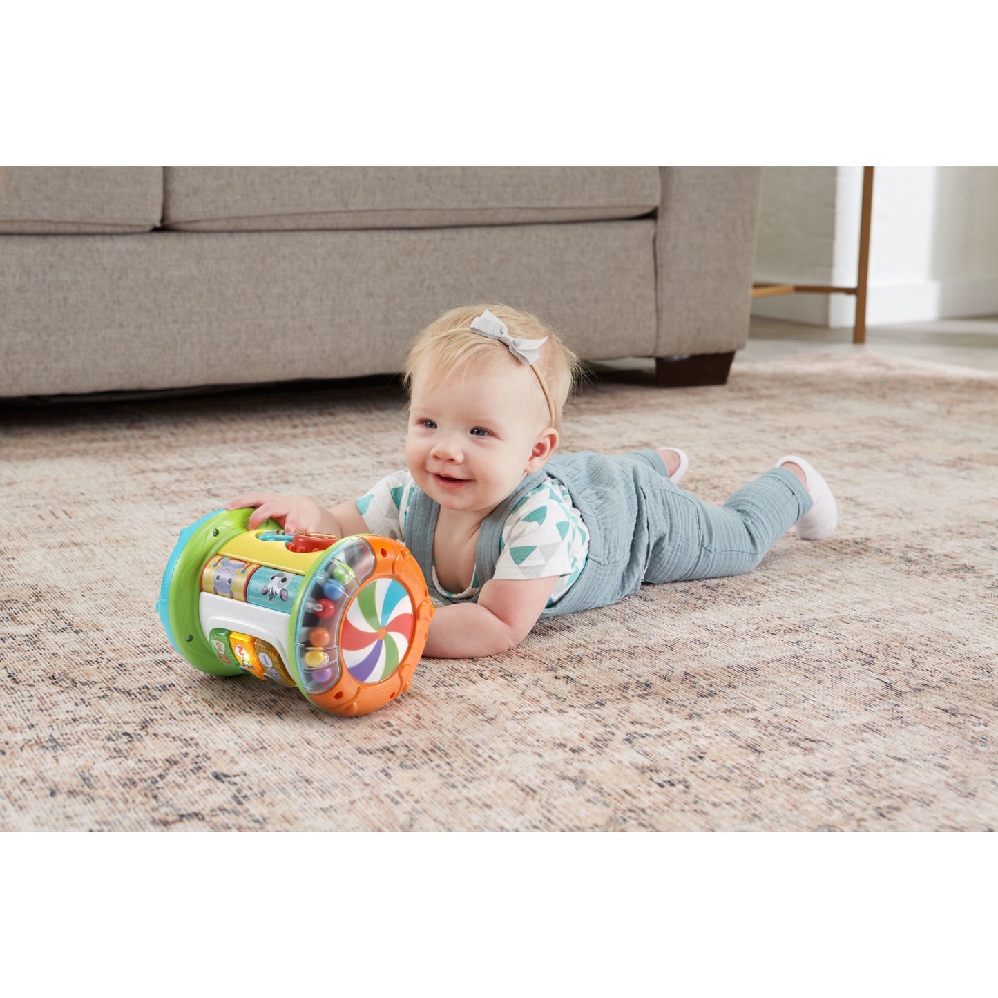 VTech Baby 2-in-1 Roll & Discover Roller Drum Baby and Toddler Toys