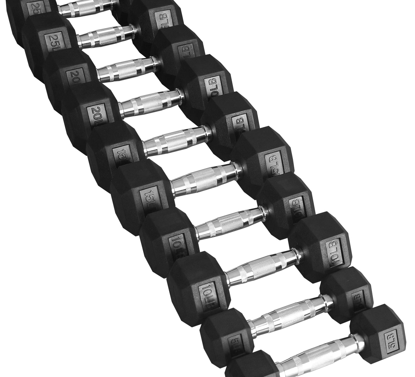 BalanceFrom 150LB Coated Hex Dumbbell Weight Set and A-Frame Storage Rack, 5-25 lbs Pairs