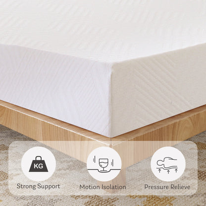 MLILY Ego White Twin Mattress in a Box, 6 inch Memory Foam Mattress