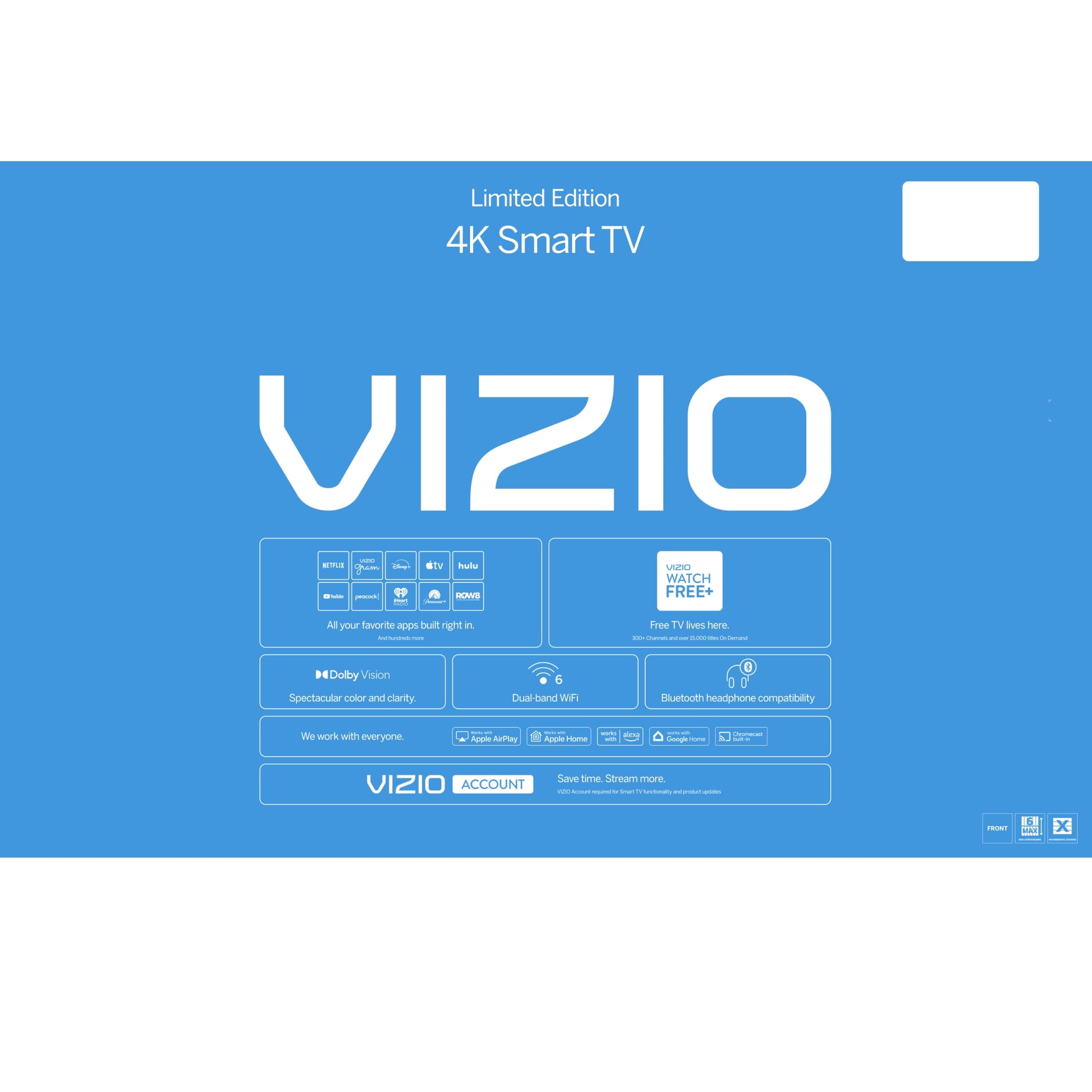 VIZIO 75” Class 4K Limited Edition UHD LED HDR Smart TV (New) V4K75S-0804