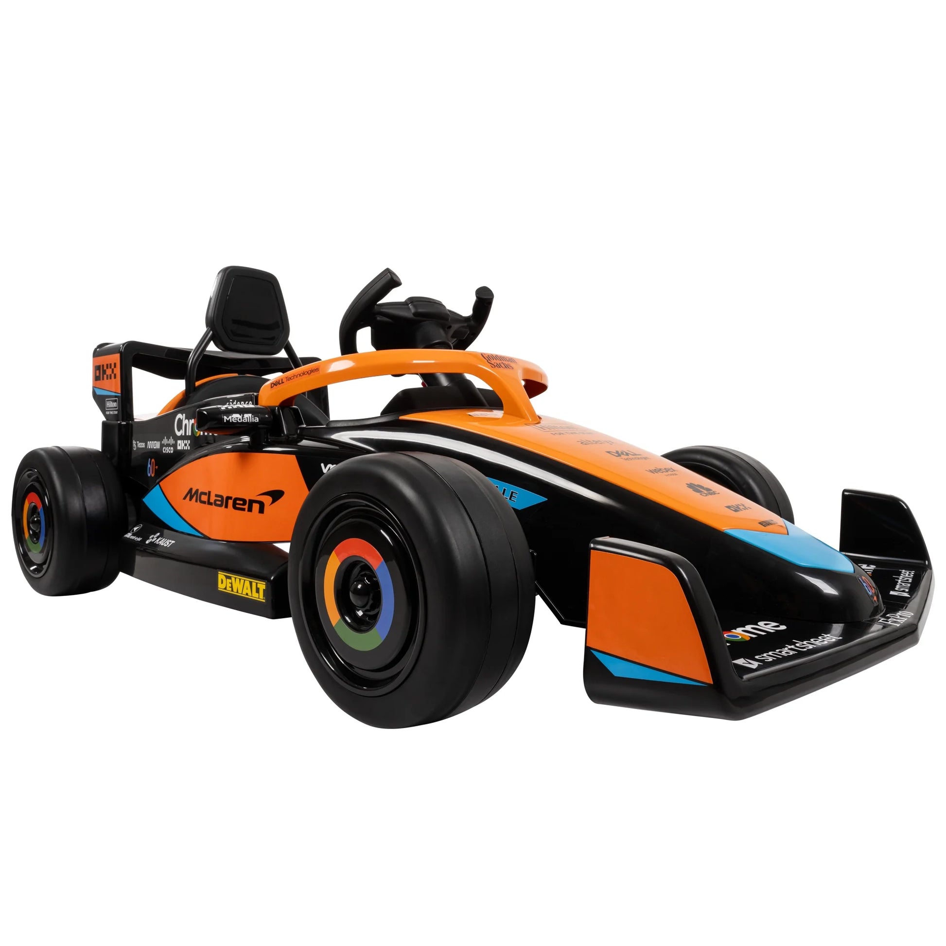 Huffy McLaren F1 Race Car Kids Battery Ride-On Toy, 12V, Remote Control