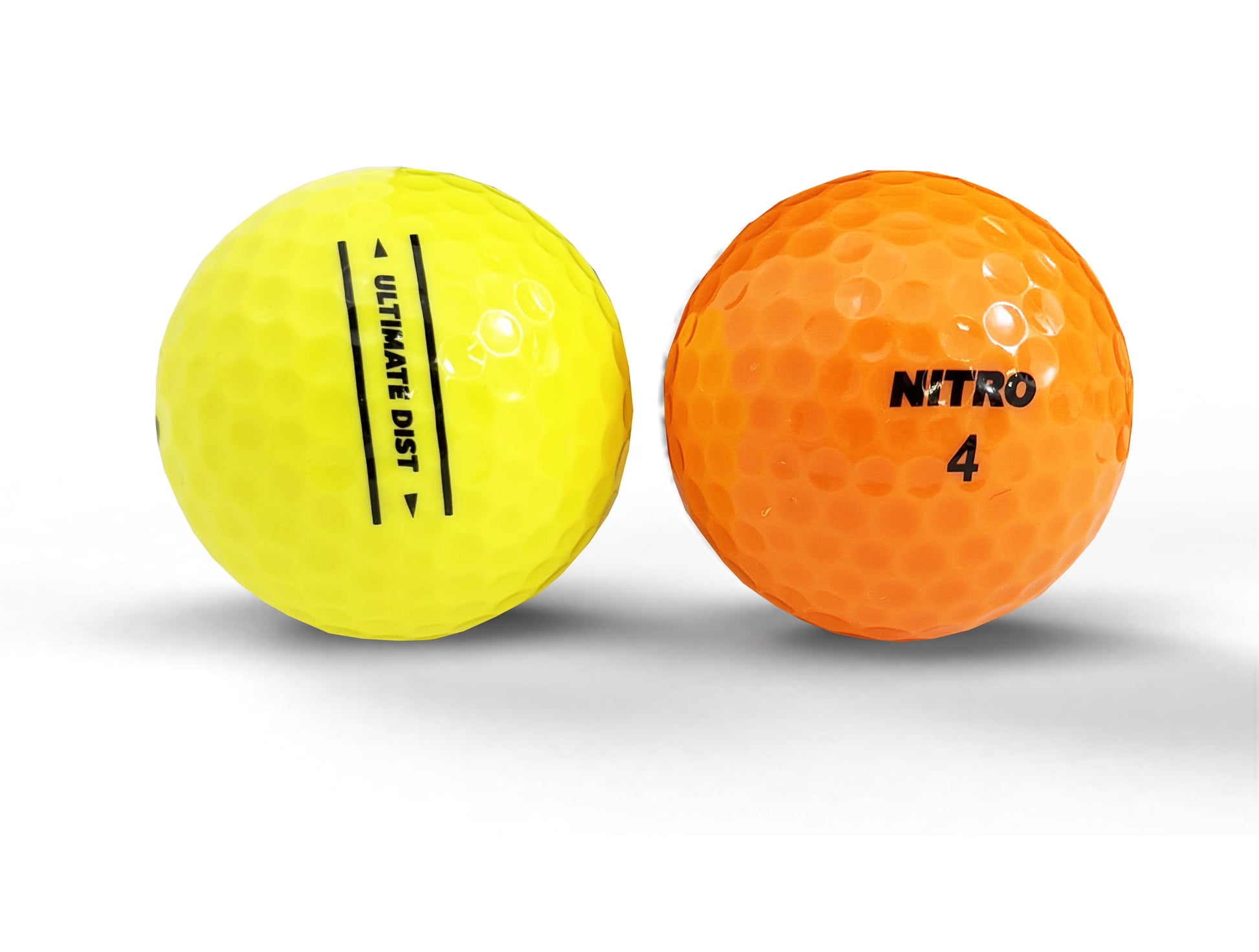 Nitro Golf Ultimate Distance Golf Balls, Assorted Colors, 45 Pack