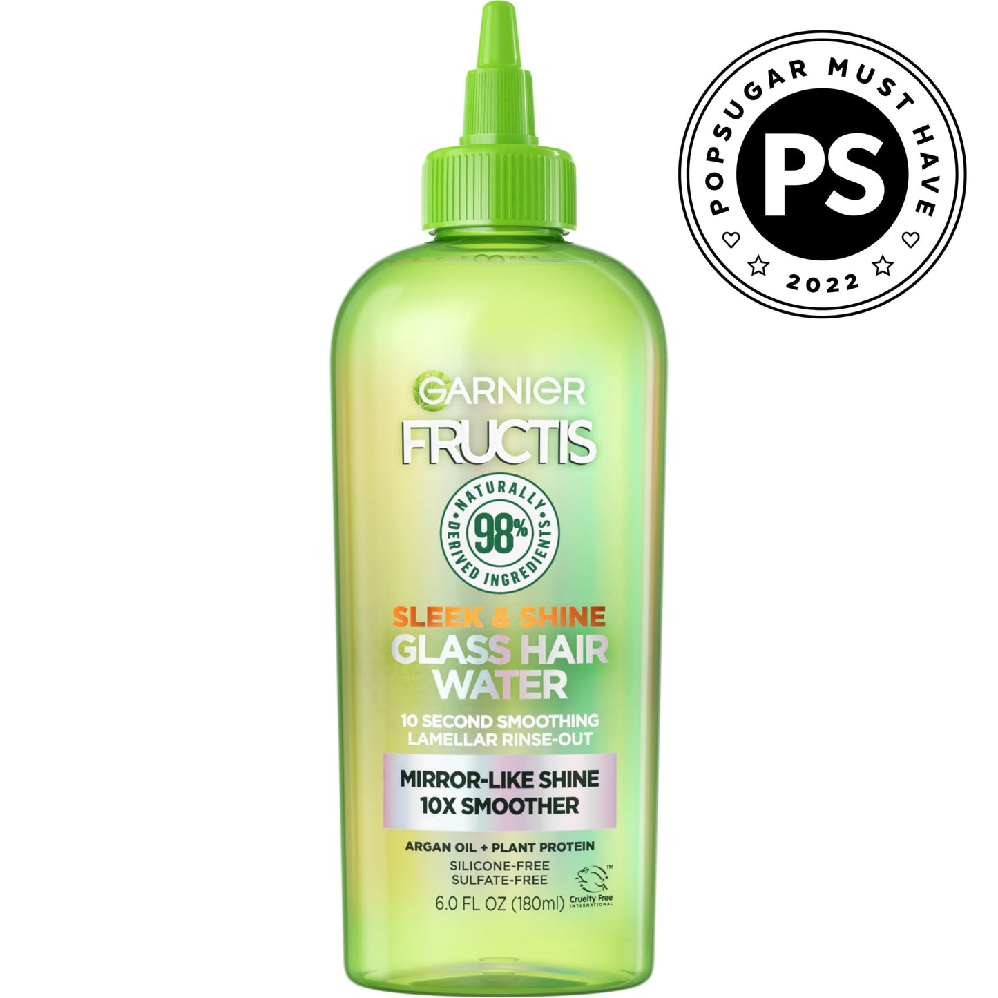 Garnier Fructis Sleek & Shine Argan Oil Smoothing Glass Hair Water, 6 fl oz