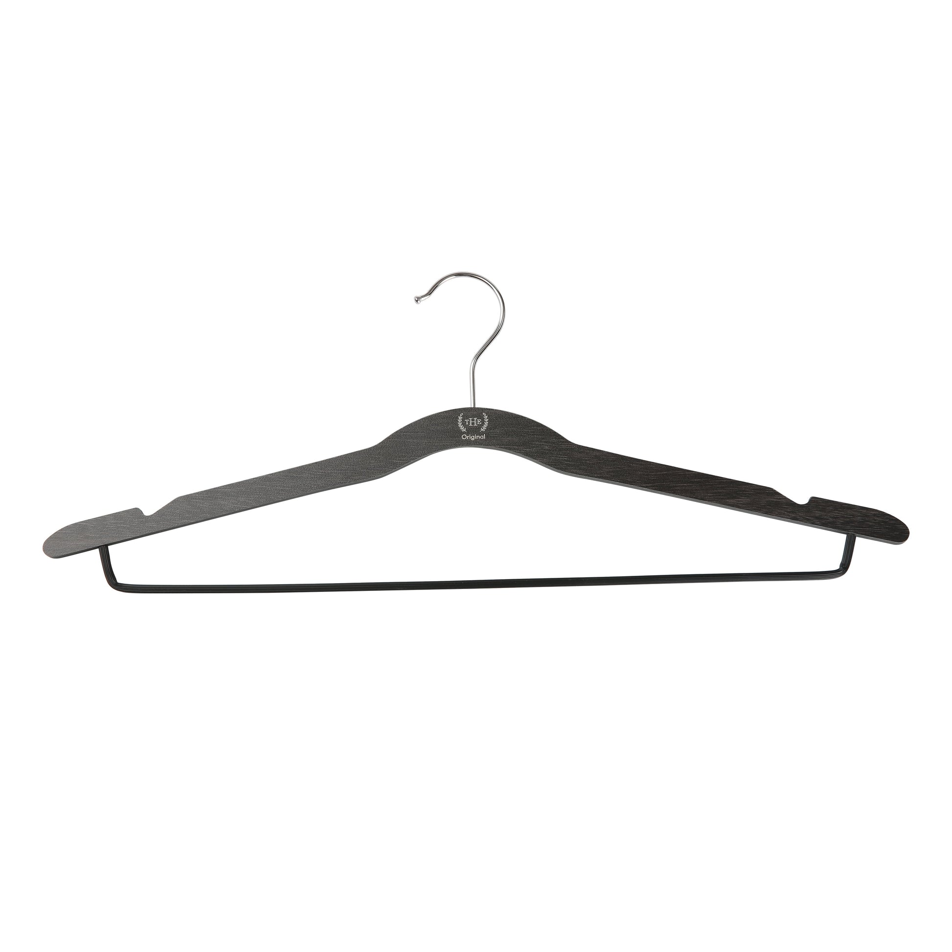 The Home Edit Thin Clothing Hangers, Pack of 30, Black