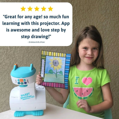 smART Sketcher 2.0 Projector, Drawing Projector for Kids, Art Projector for Tracing, Art Supplies for Kids 5+