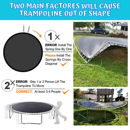 16FT Trampoline for 8-9 Kids Adults with Basketball Hoop, Enclosure, Light, Sprinkler, Socks, 2000LBS Outdoor Round Heavy Duty Recreational Backyard Trampoline