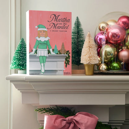 Martha Stewart Martha on The Mantel Christmas Green Plush Figurine, 10.5"