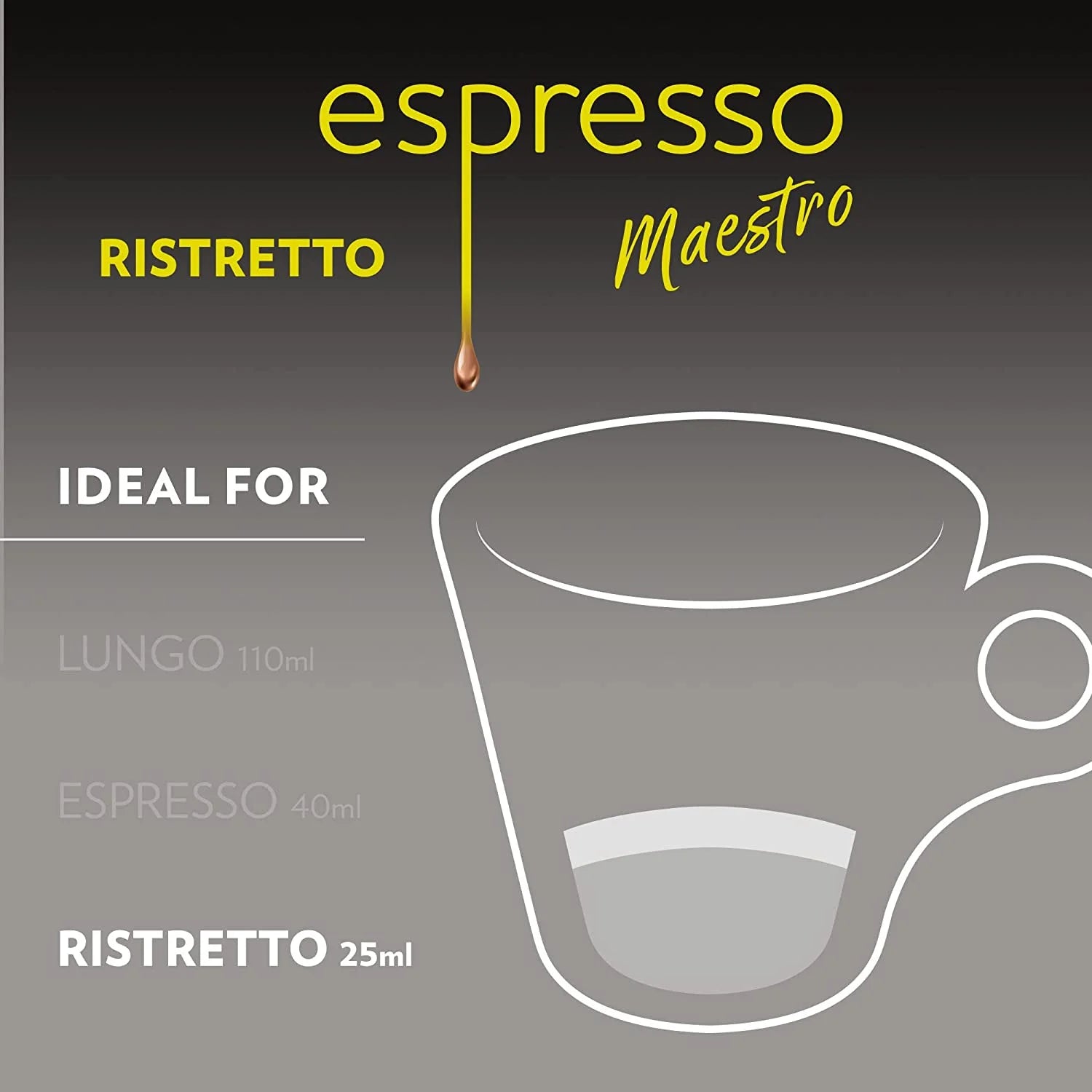 Lavazza Espresso Maestro Ristretto Aluminum Capsules Compatible with Nespresso* Original Machines, Dark Espresso Roast, Arabica and Robusta Blend (60 Capsules)