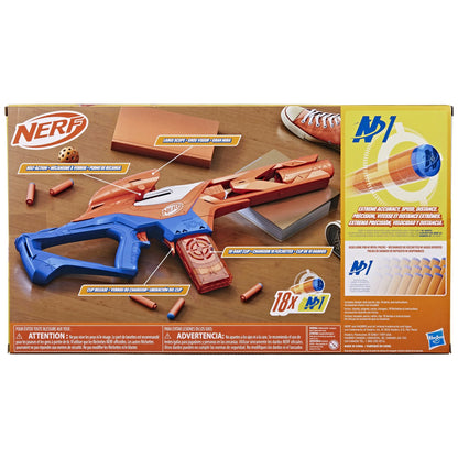 Nerf N Series Pinpoint Blaster, Clip, 18 Nerf N1 Darts Compatible Only with Nerf N Series Blasters, Christmas Gifts for Kids