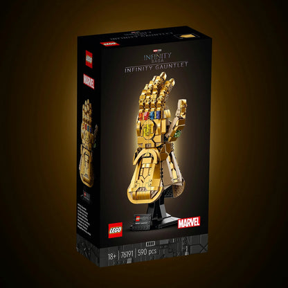 LEGO Marvel Infinity Gauntlet Set 76191, Thanos Glove with Infinity Stones, Collectible Adult Building Set, Avengers Gift for Adults and Teens