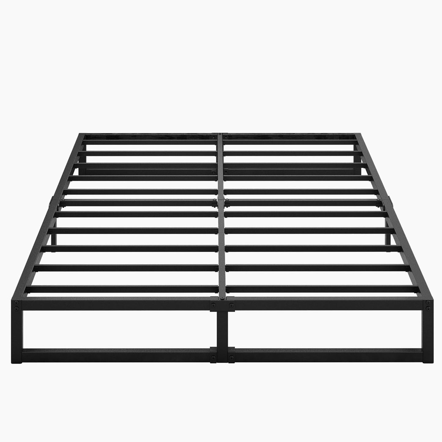 9 Inch Full Bed Frame No Box Spring Needed, Heavy Duty Metal Platform Beds with Sturdy Steal Slats for Mattress Foundation, Easy Assembly, Noise Free, Black