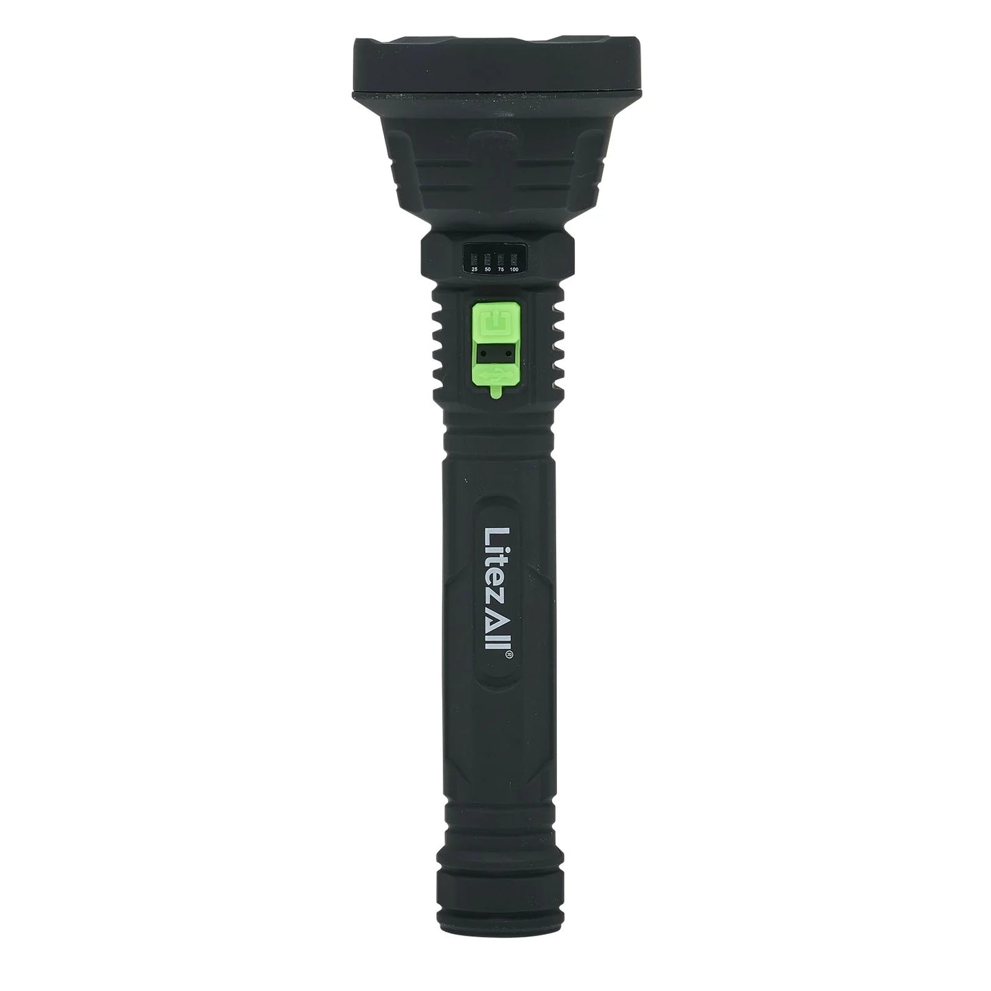 LitezAll Rechargeable ULTAC2 1000 Lumen LED Flashlight with Battery Meter