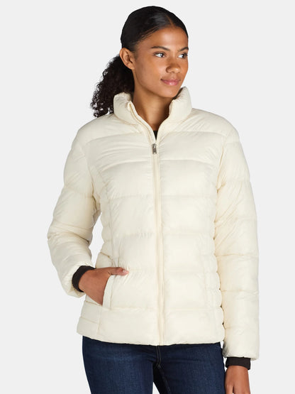 Time and Tru Women's and Women's Plus Puffer Jacket, Sizes XS-3X