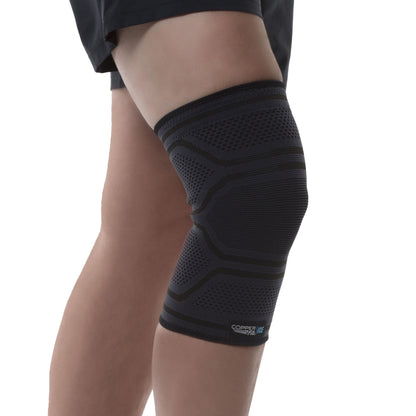 Copper Fit® Ice Knee Compression Sleeve Infused with Menthol, Large/XL, Black, 1-Pack, FSA HSA Eligible